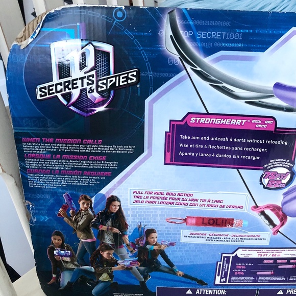 NERF, Rebelle, Secrets & Spies, Strongheart Bow, 2014, NEW, Old Stock, RARE - Picture 9 of 14